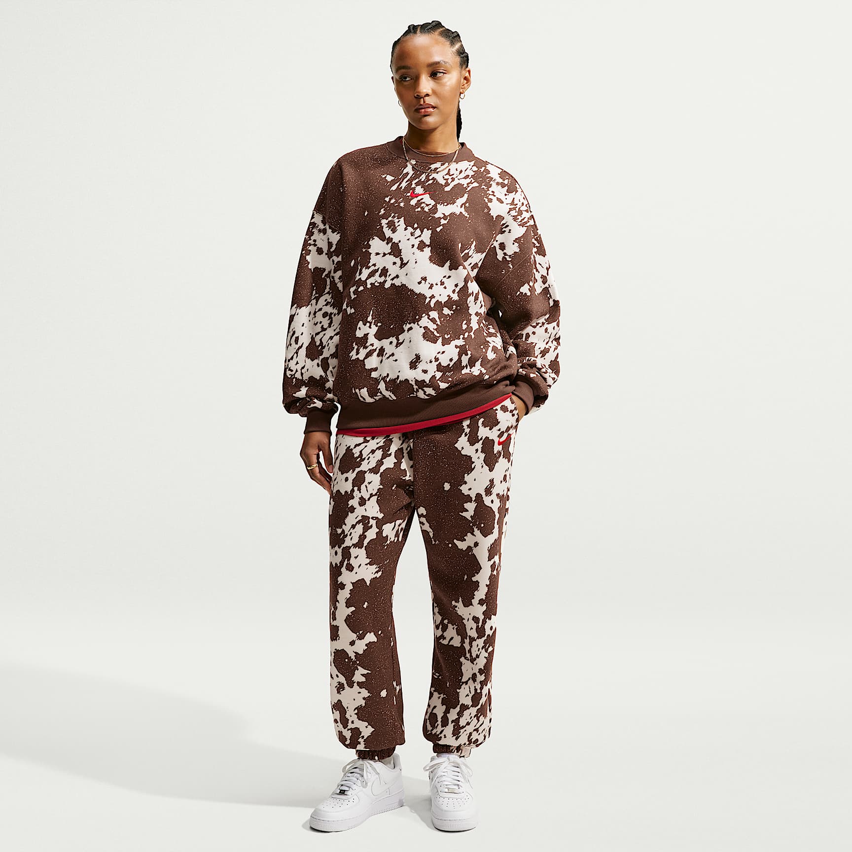 Nike Studio Fleece Medium Weight Women's Oversized High-Rise